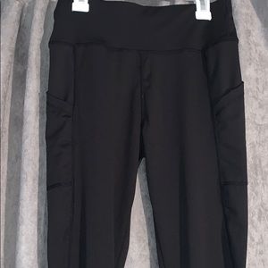Black Leggings with Side Pockets